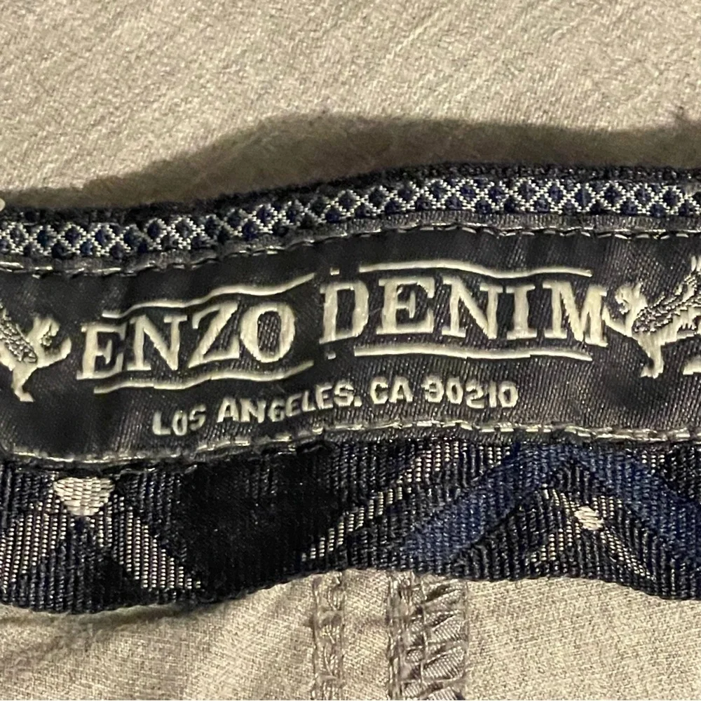 Enzo Casual Men's Gray Dress‎ Pants Size 38x32 -100% Cotton